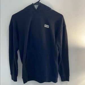 Obey Black Hoodie with Logo